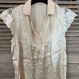 Sandro silk top